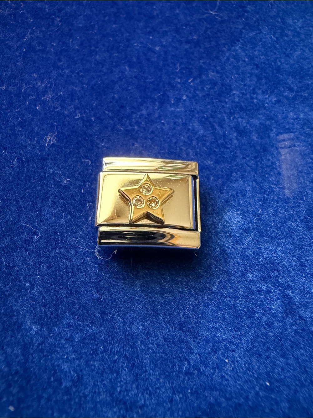 Star 18k CZ OG Manuel Zed Italian Charm